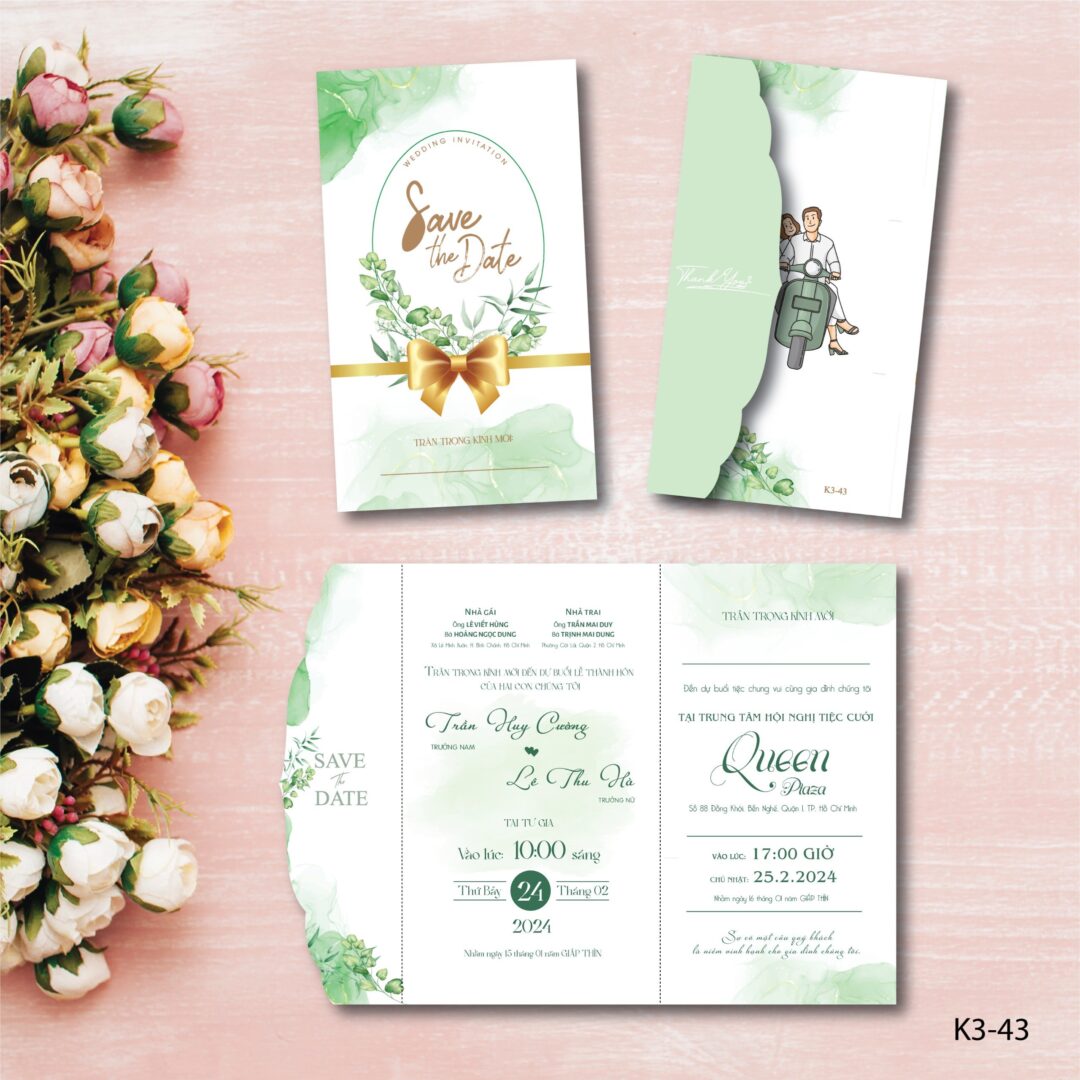 Thiệp cưới K3-43