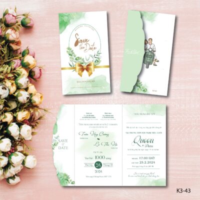 Thiệp cưới K3-43