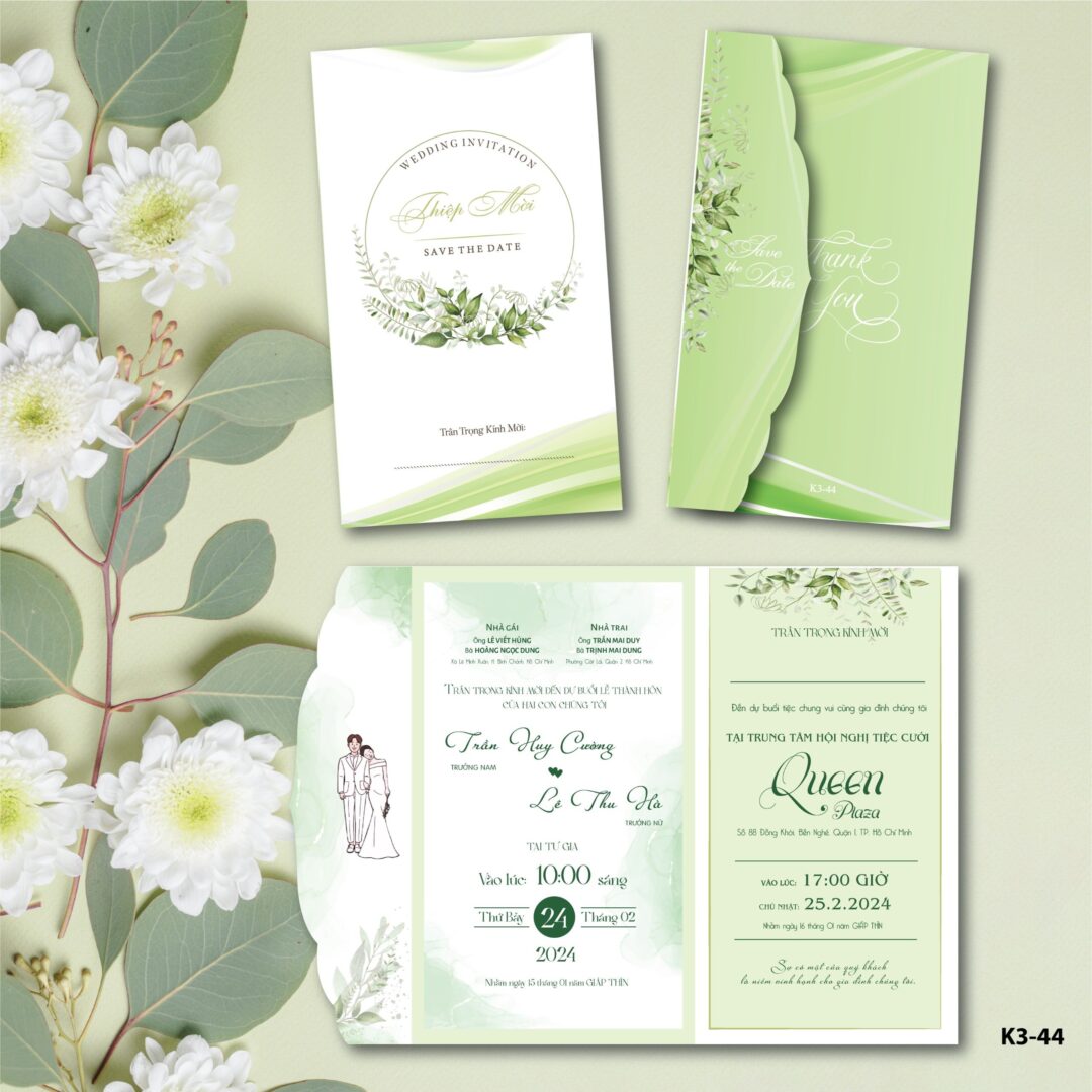 Thiệp cưới K3-44