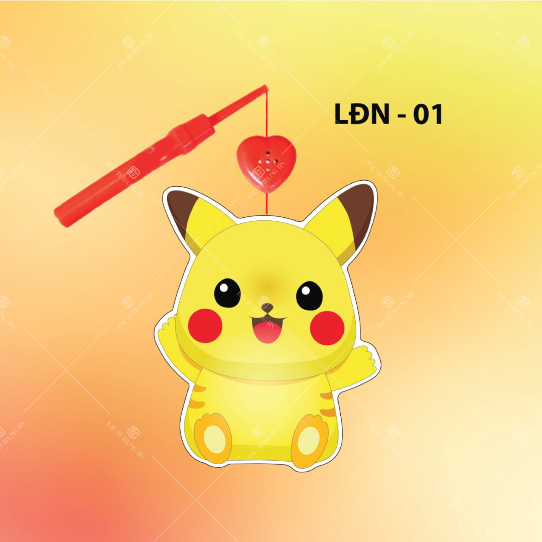 Lồng đèn hai mảnh Pikachu