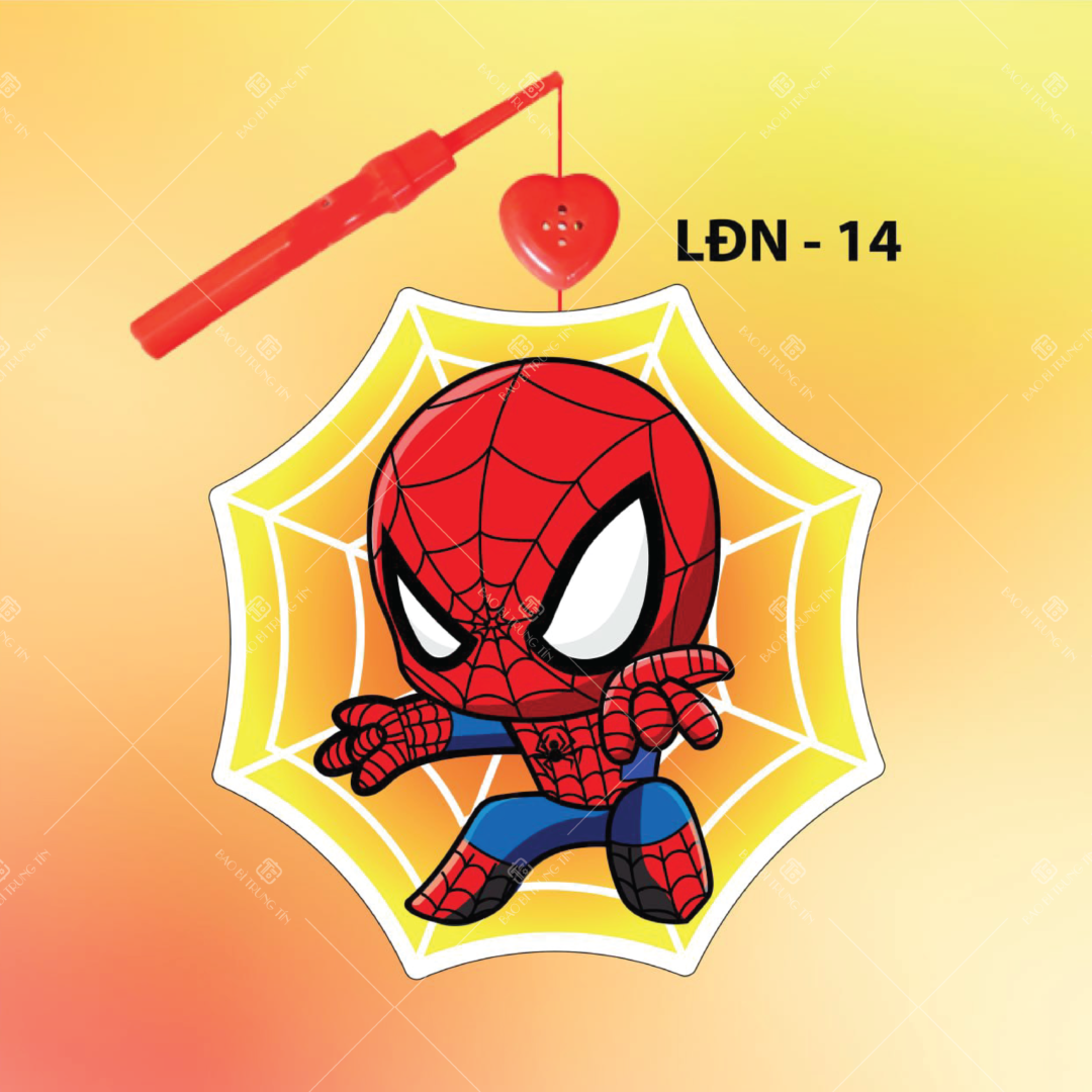 Lồng đèn 2 mảnh Spider man