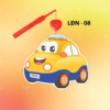 Lồng đèn 2 mảnh xe ô tô Taxi