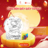 Lồng đèn giấy tô màu Hello Kitty